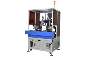 Double Arm Automatic Transformer relay coil winding sleeve insert taping margin tape machine