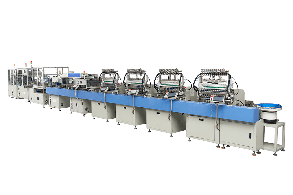Fully Automation Line for EE10 to EE20 Transformer Winding soldering machine